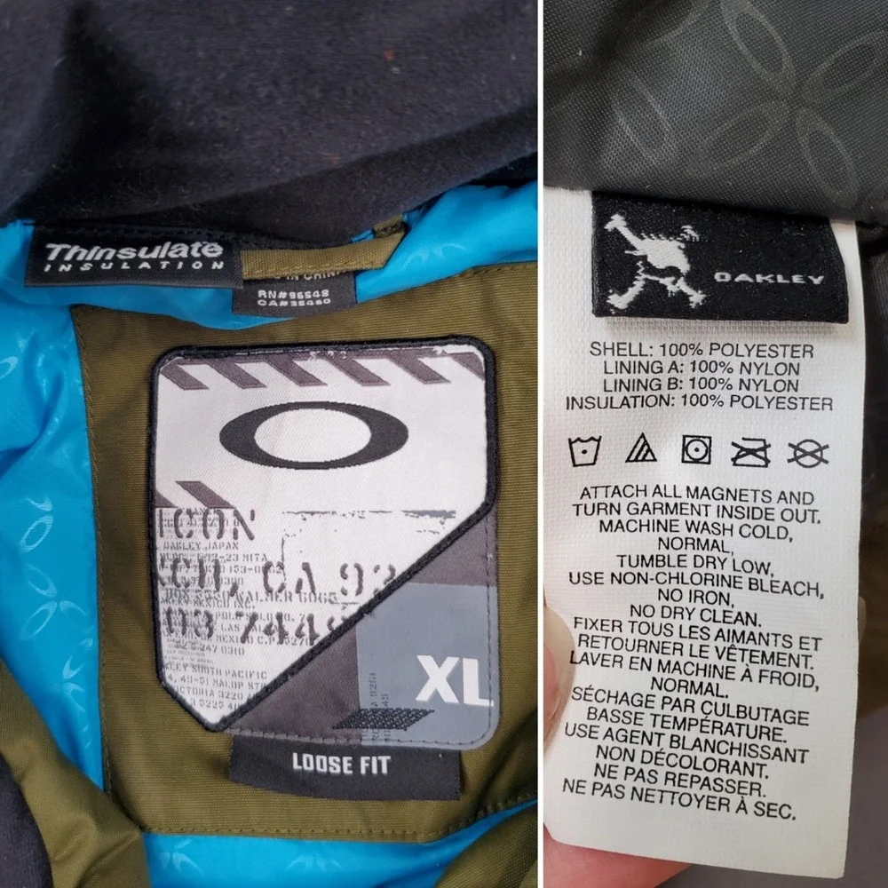 Oakley Icon Fully Insulated Loose Fit Snowboard Jacket‎ Men's XL